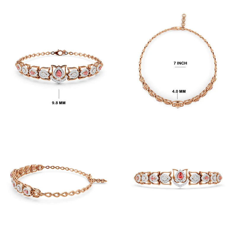 Althea Floret Diamond Bracelet