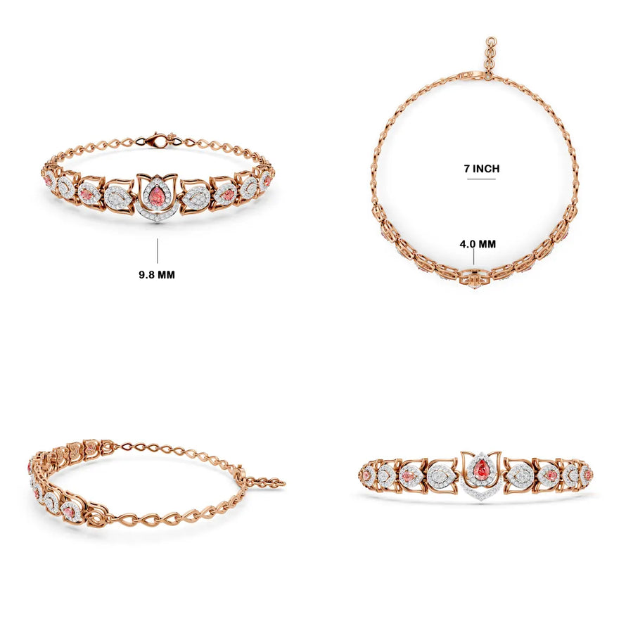 Althea Floret Diamond Bracelet