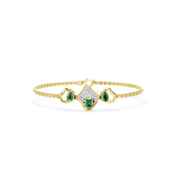 Daphne Mosaic Emerald Bracelet