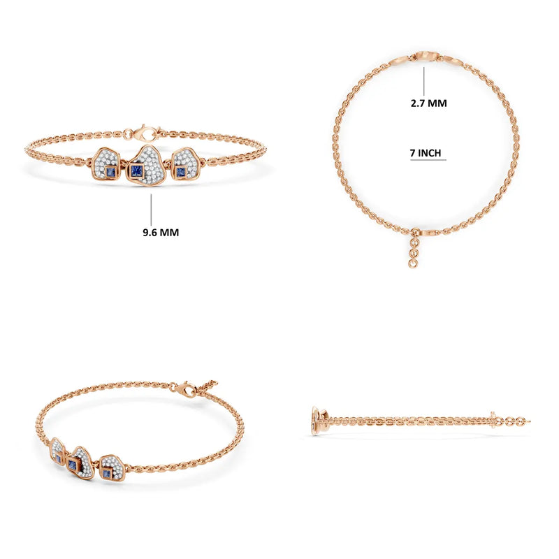 Margot Pebble Sapphire Bracelet