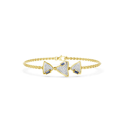 Colette Angular Sapphire Bracelet