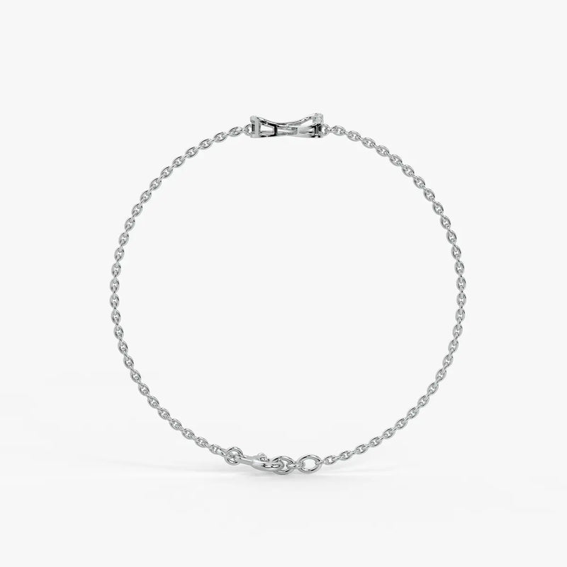 Infinity Heart Chain Bracelet