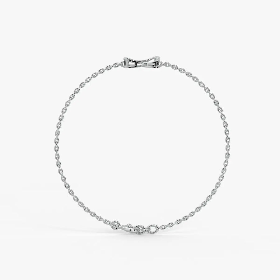 Infinity Heart Chain Bracelet