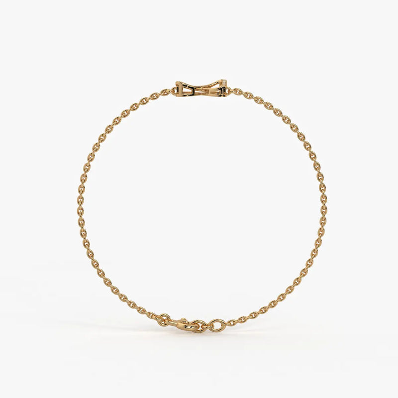 Infinity Heart Chain Bracelet