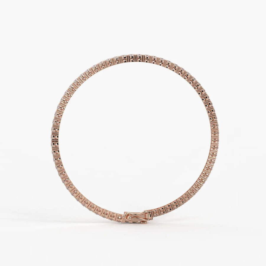 Elvara Diamond Grace-Line Tennis Bracelet