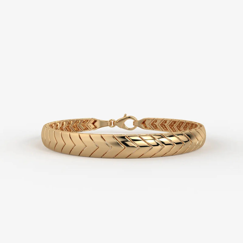 Chevron Edge Bracelet