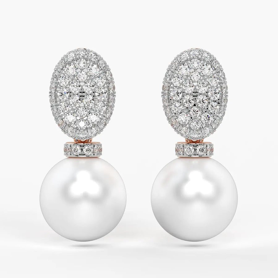 Peach Radiance Drops Earrings