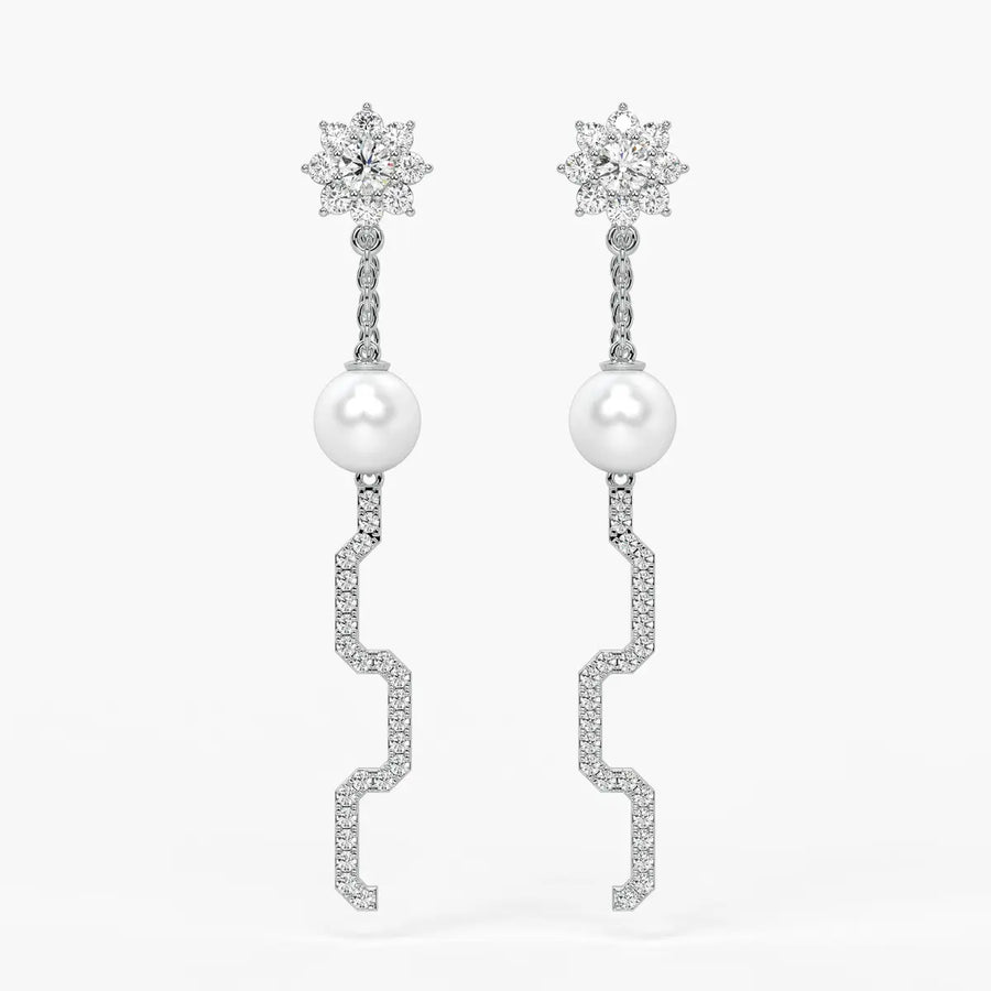 Celestial Sphere Drop Earrings