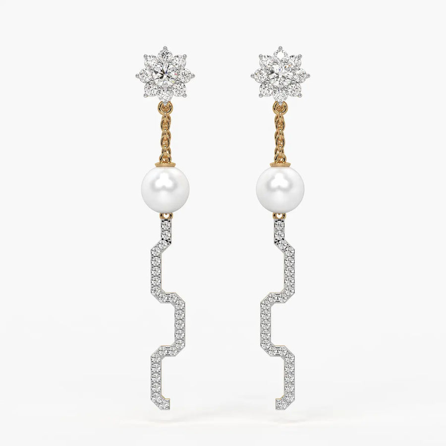 Celestial Sphere Drop Earrings