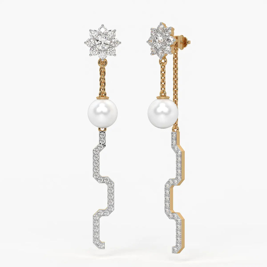 Celestial Sphere Drop Earrings