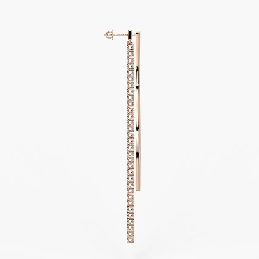 Ribbon Streamer Drop Earrings
