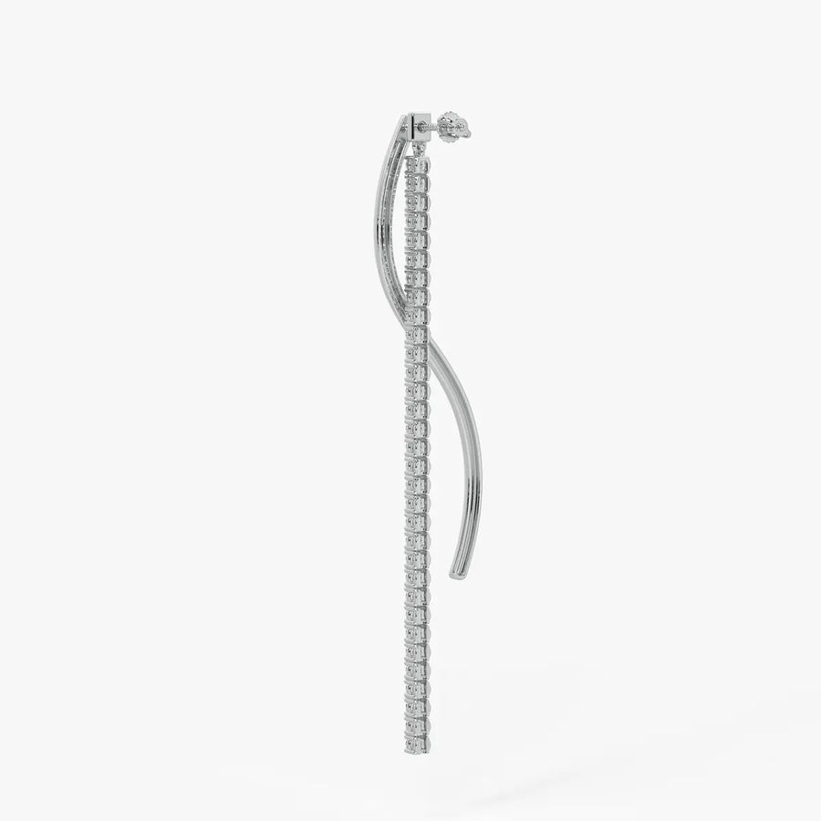 Ribbon Streamer Drop Earrings