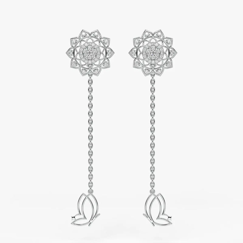 Regal Mandala Blossom Earrings