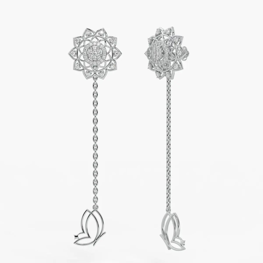 Regal Mandala Blossom Earrings