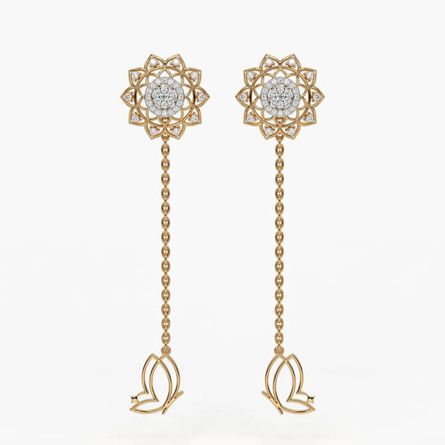 Regal Mandala Blossom Earrings
