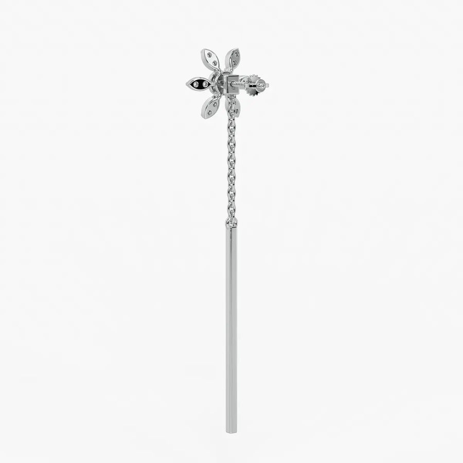 Daisy Chain Bar Drop Earrings