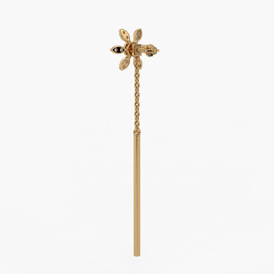 Daisy Chain Bar Drop Earrings