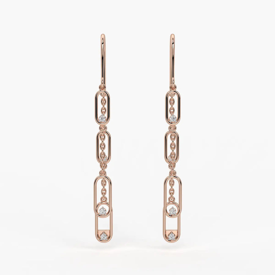 Luxe Link Drop Earrings