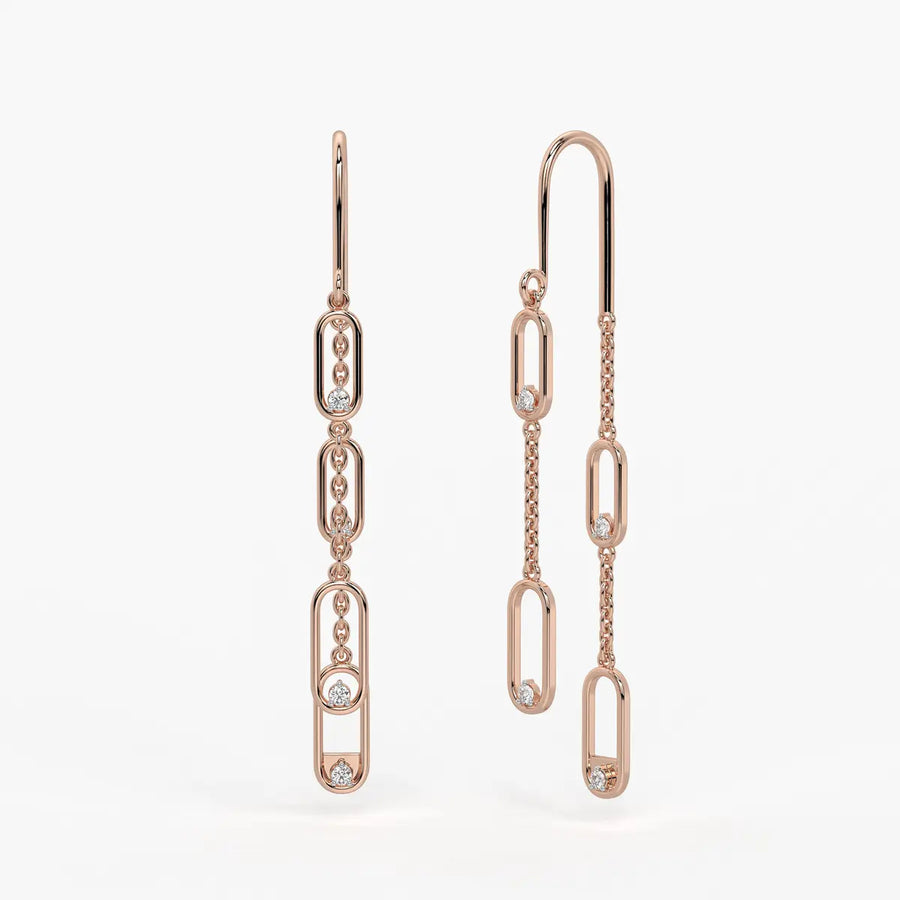 Luxe Link Drop Earrings