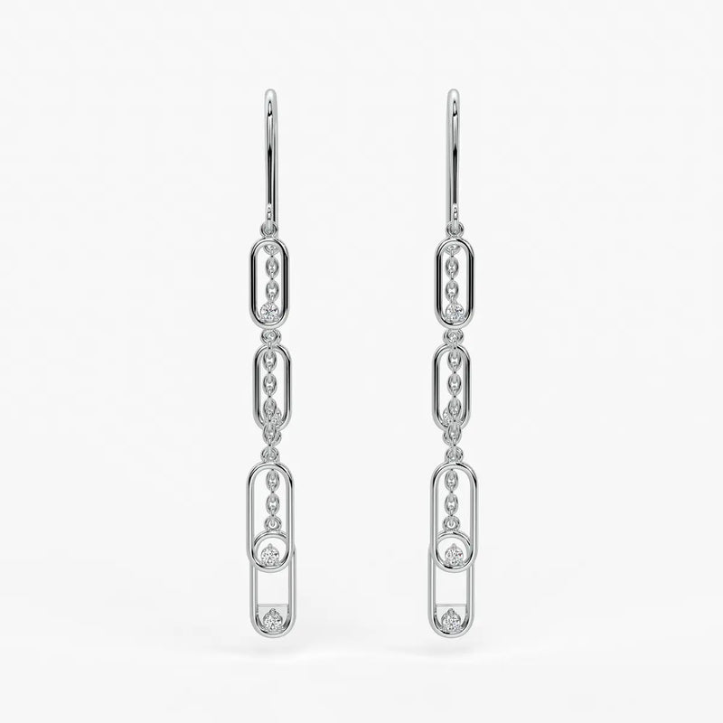 Luxe Link Drop Earrings