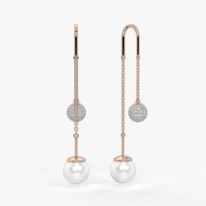 Spherical Statement Drop Earrings