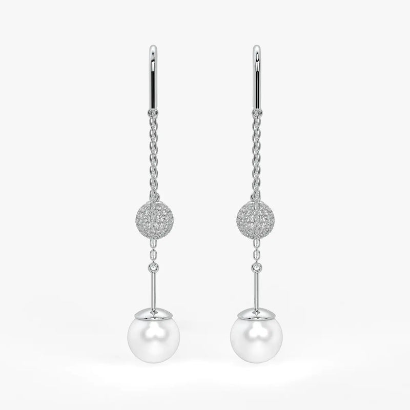 Spherical Statement Drop Earrings