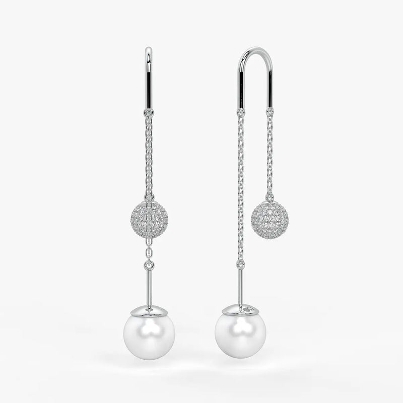 Spherical Statement Drop Earrings