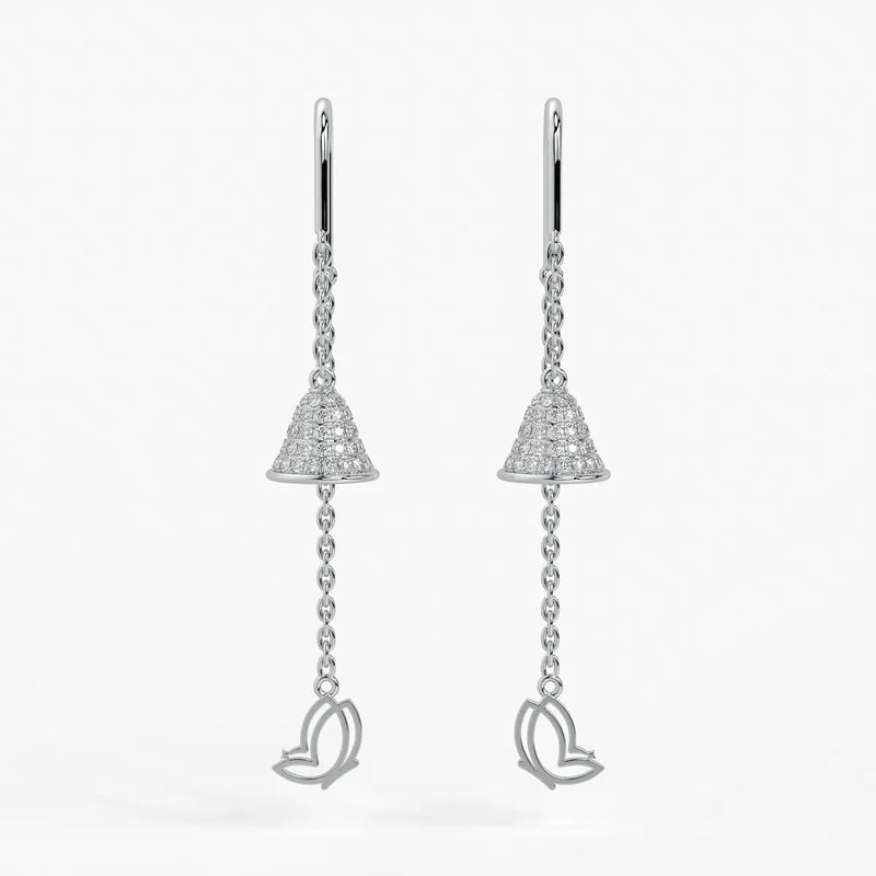 Bell Charm Dangle Earrings
