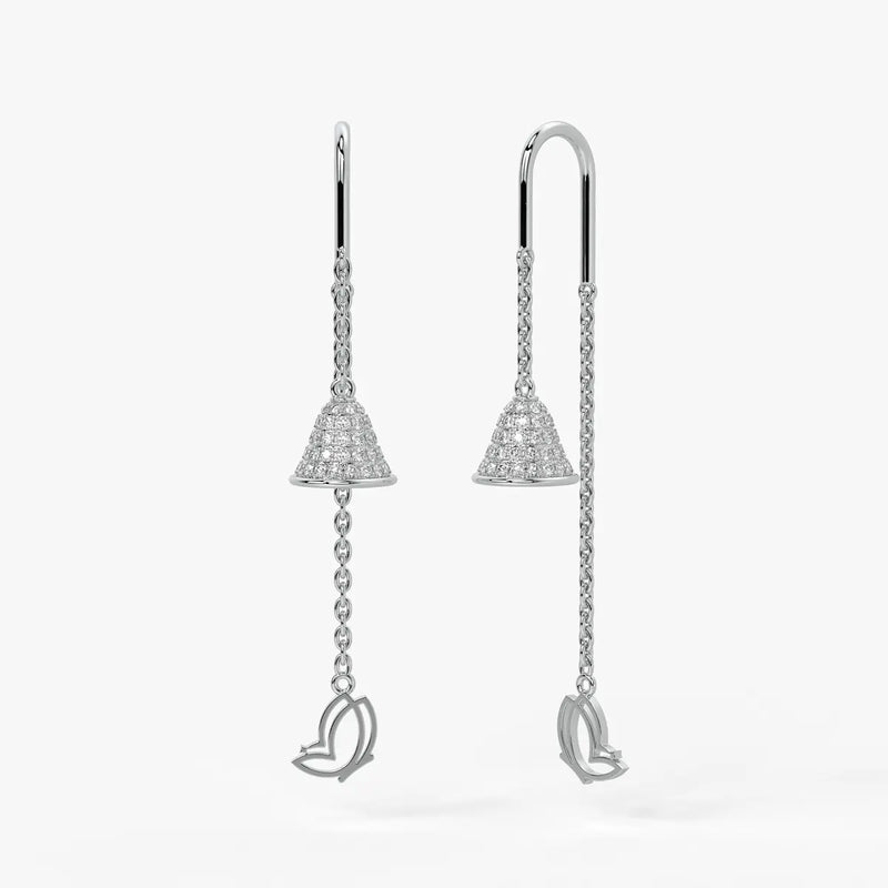 Bell Charm Dangle Earrings