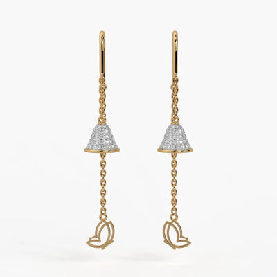 Bell Charm Dangle Earrings