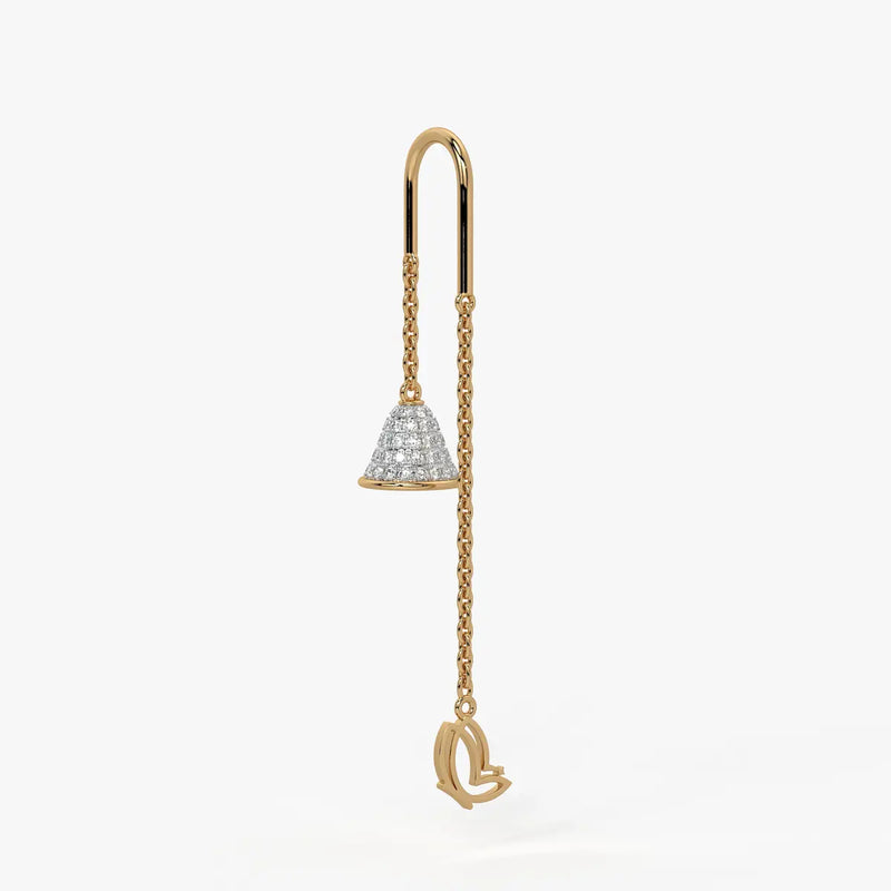 Bell Charm Dangle Earrings