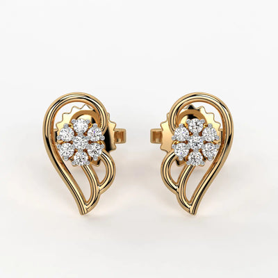 Velunique Petalwhirl Stud Earrings