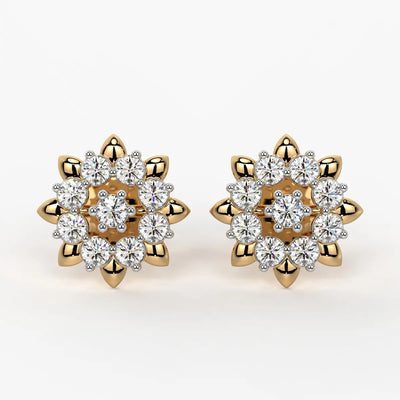 Radivora Celestial Bloom Stud Earrings
