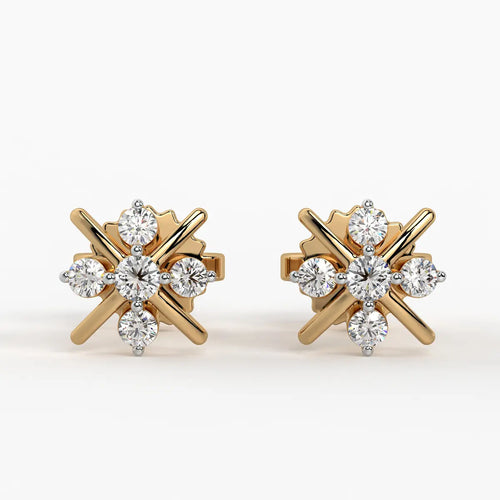 Zyntra Spark Stud Earrings