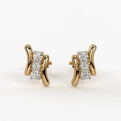 Nyvera Pulse Drift Stud Earrings