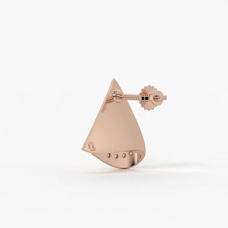 Vogue Wave Studs Earrings