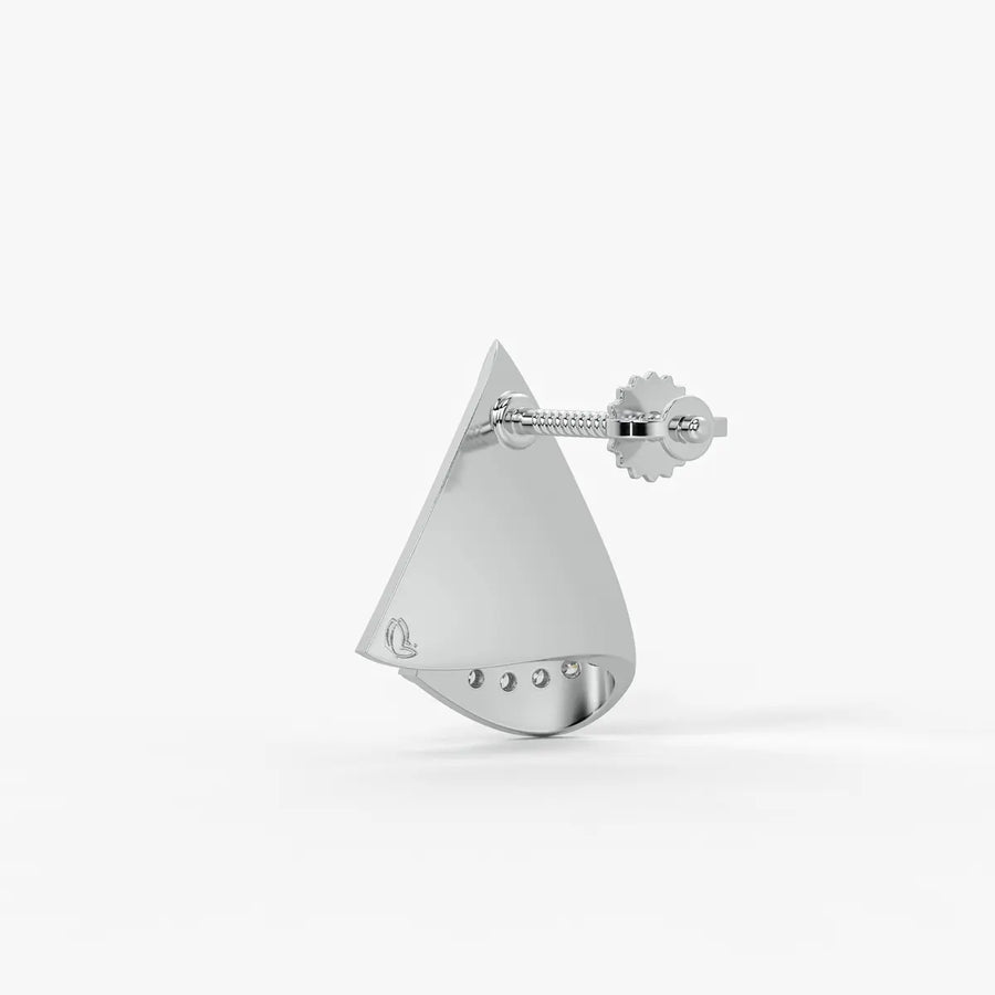 Vogue Wave Studs Earrings