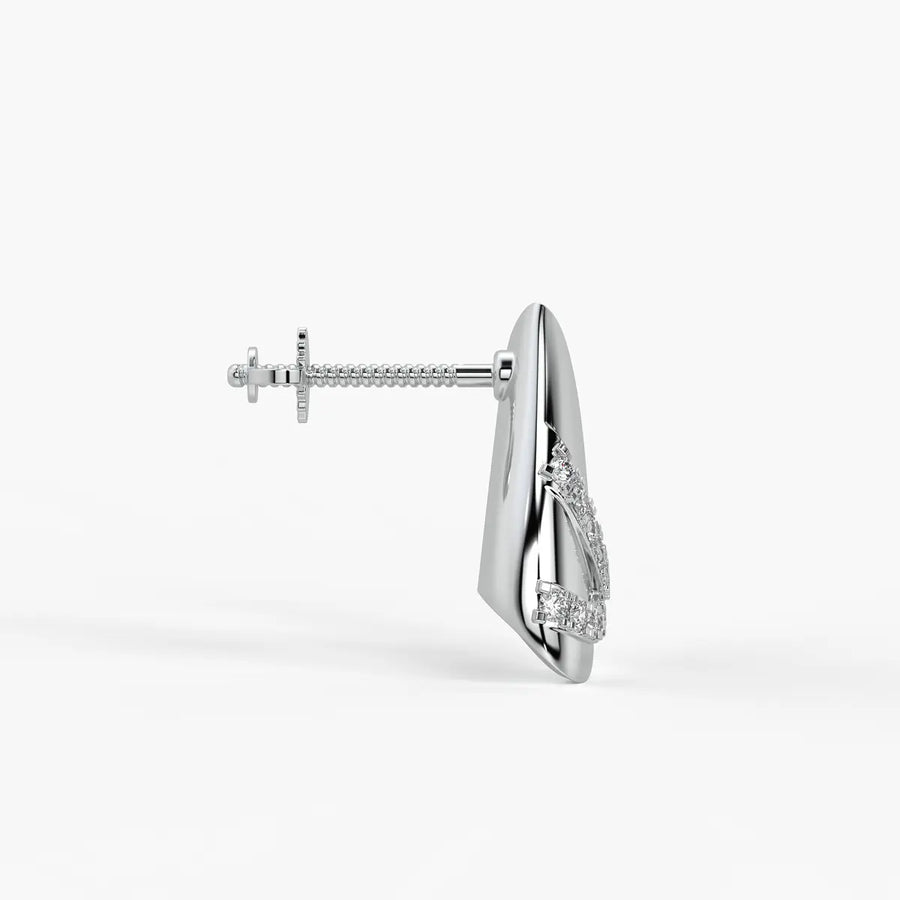 Vogue Wave Studs Earrings