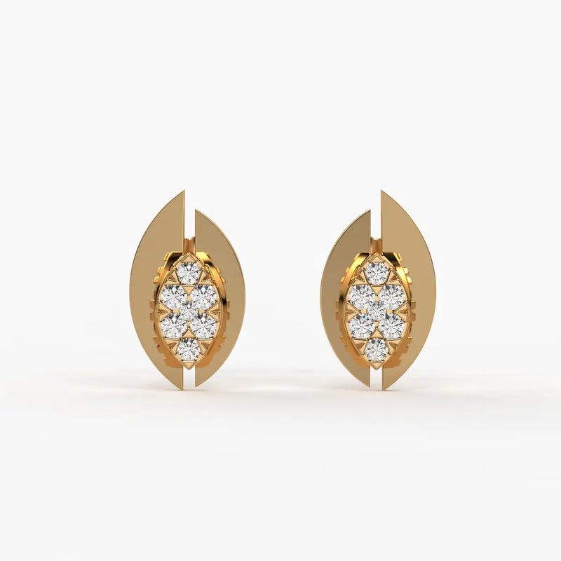 Marquise Mirage Studs