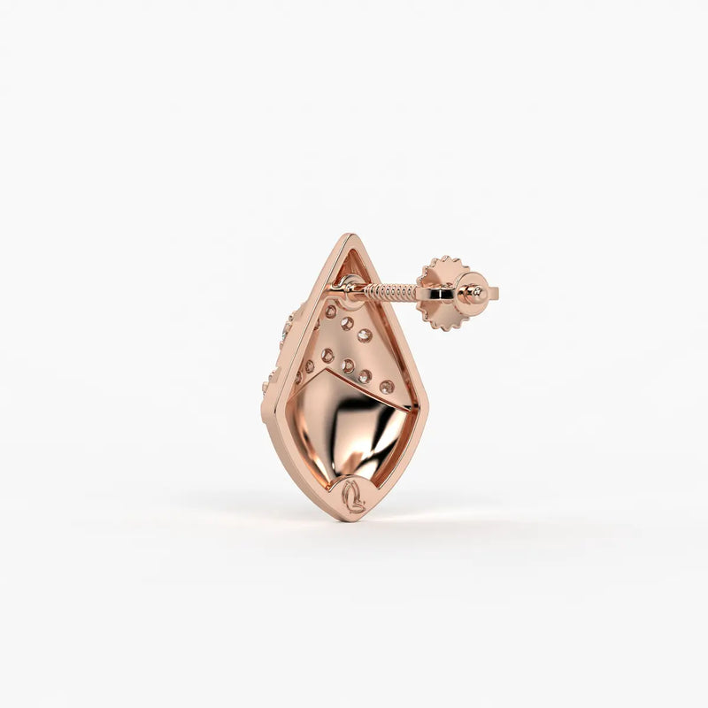 Chevron Spark Studs Earrings