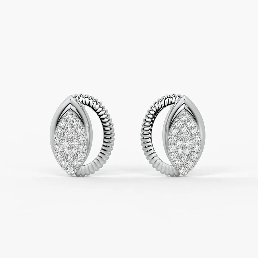 Marquise Glow Studs Earrings