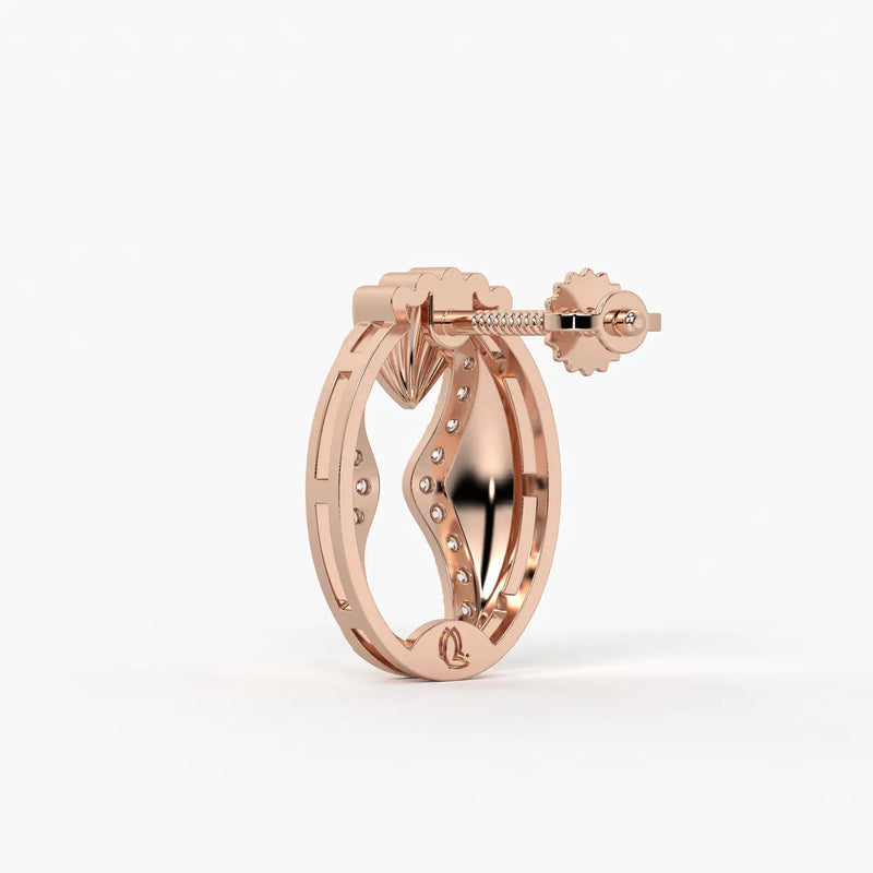 Shell Elegance Studs Earrings