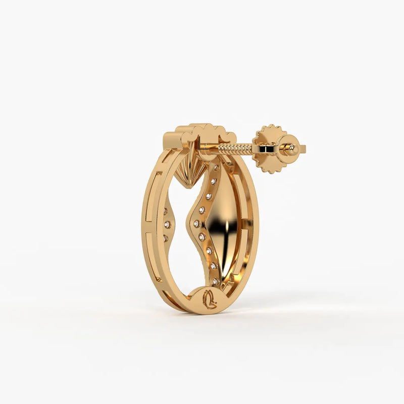 Shell Elegance Studs Earrings