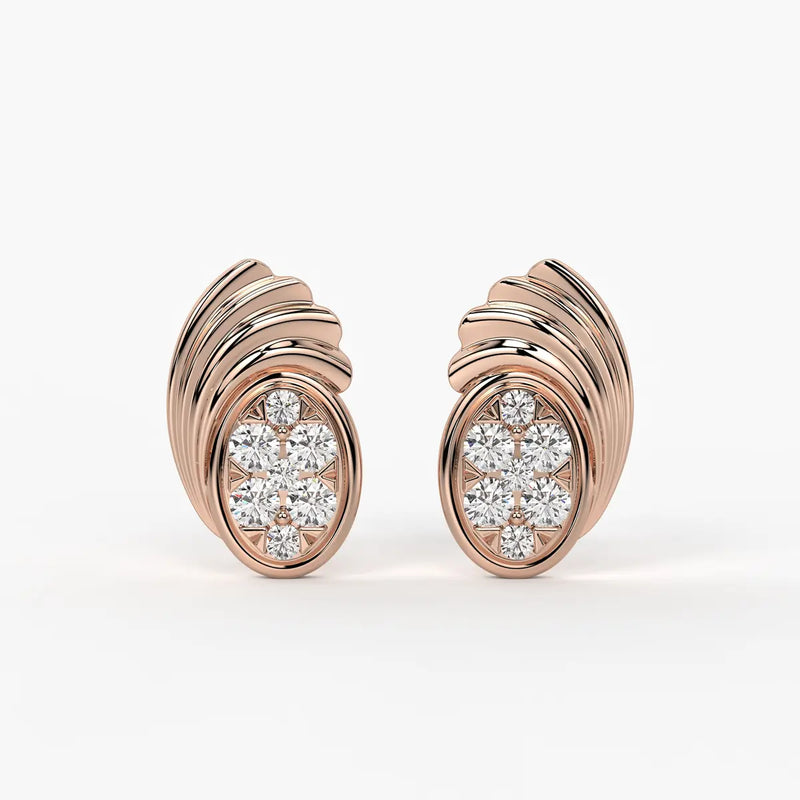 Aurora Crest Studs Earrings