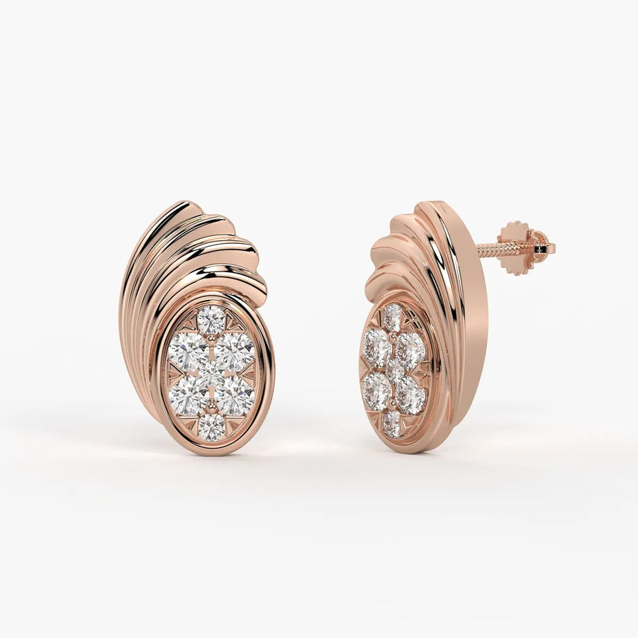 Aurora Crest Studs Earrings