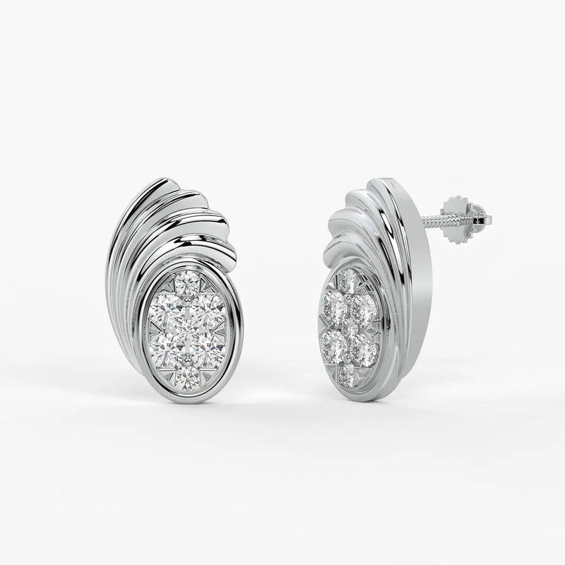 Aurora Crest Studs Earrings