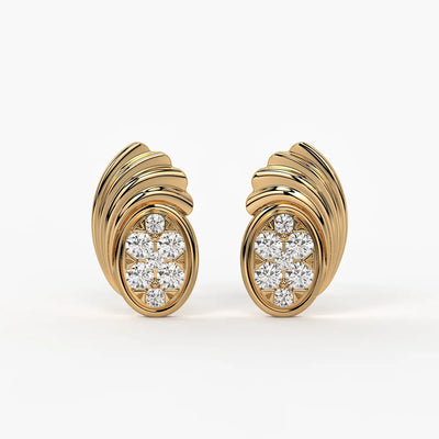 Aurora Crest Studs Earrings