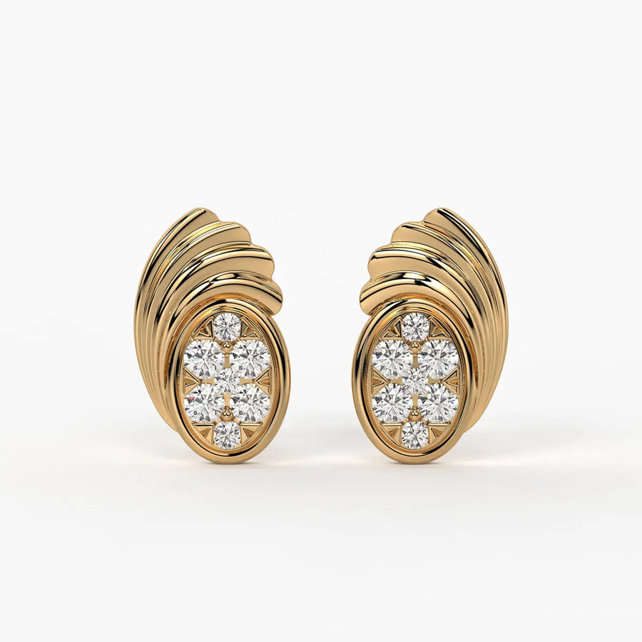 Aurora Crest Studs Earrings