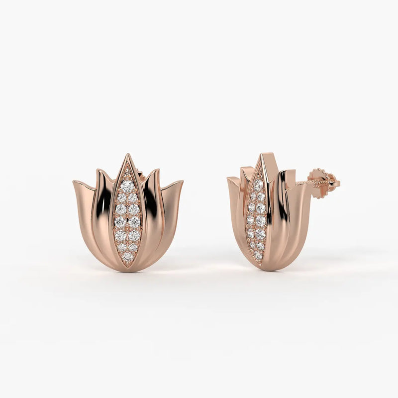 Tulip Royale Studs Earrings