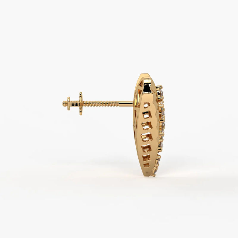 Aria Heart Studs Earrings